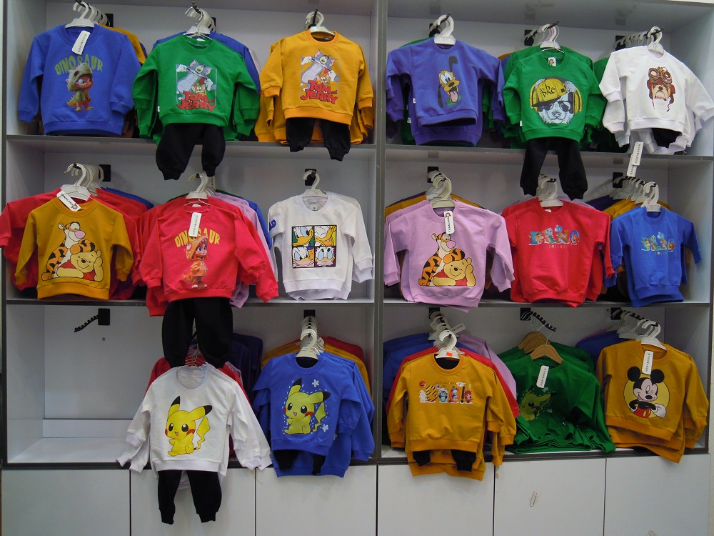 پوشاک کودک پردیس رنگین کمان- لباس بچه گانه در مشهد